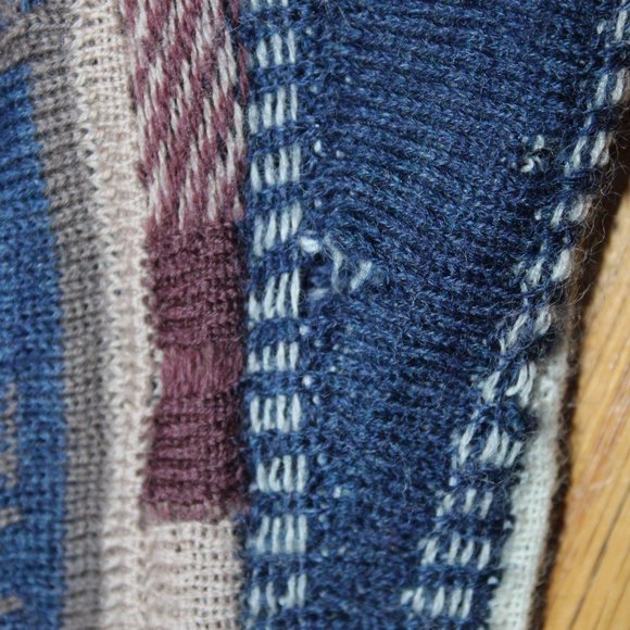 Vintage Jazzbo Coogi Wool New Zealand Sheep Kiwi Button Cardigan Sweater Men's L - Picture 10 of 16